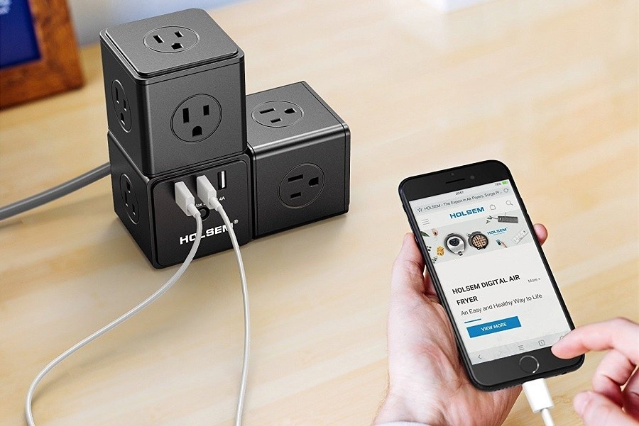 Holsem Smart Cubic Surge Protector Review